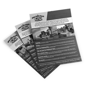 Flyers - Black and White